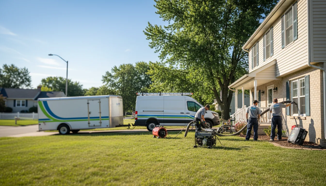Flooded Basement Restoration And Cleanup With Repair in Hopkins, MI near me